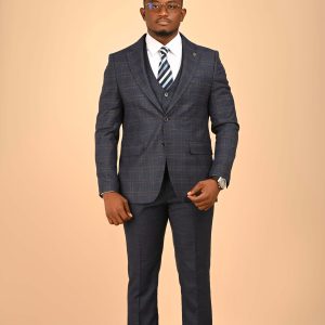 executive-navy-windowpane-three-piece-suit