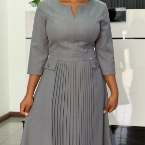 front-pleated-dress