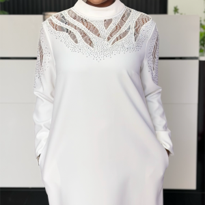 elegant-white-lace-detail-dress